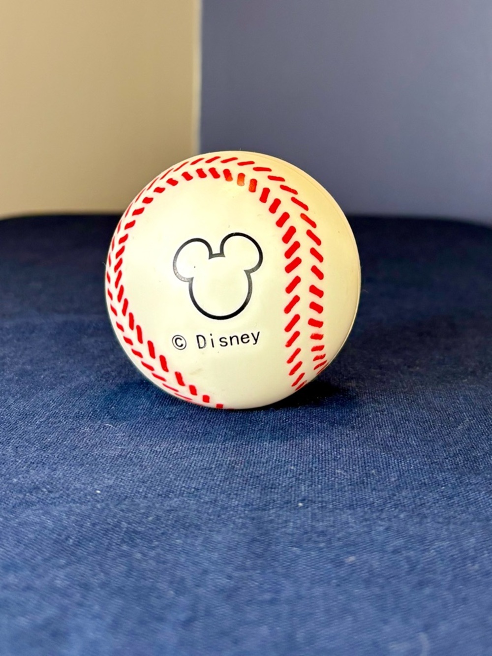 Disney White & Red Mickey Baseball Plush Toy